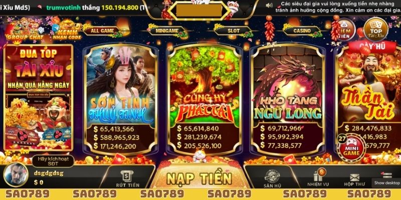 Quyền lợi hấp dẫn dành cho hội viên sau khi đăng ký Sao789