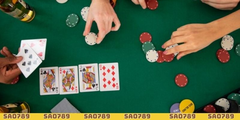 Thực hiện xếp bài theo đúng nguyên tắc